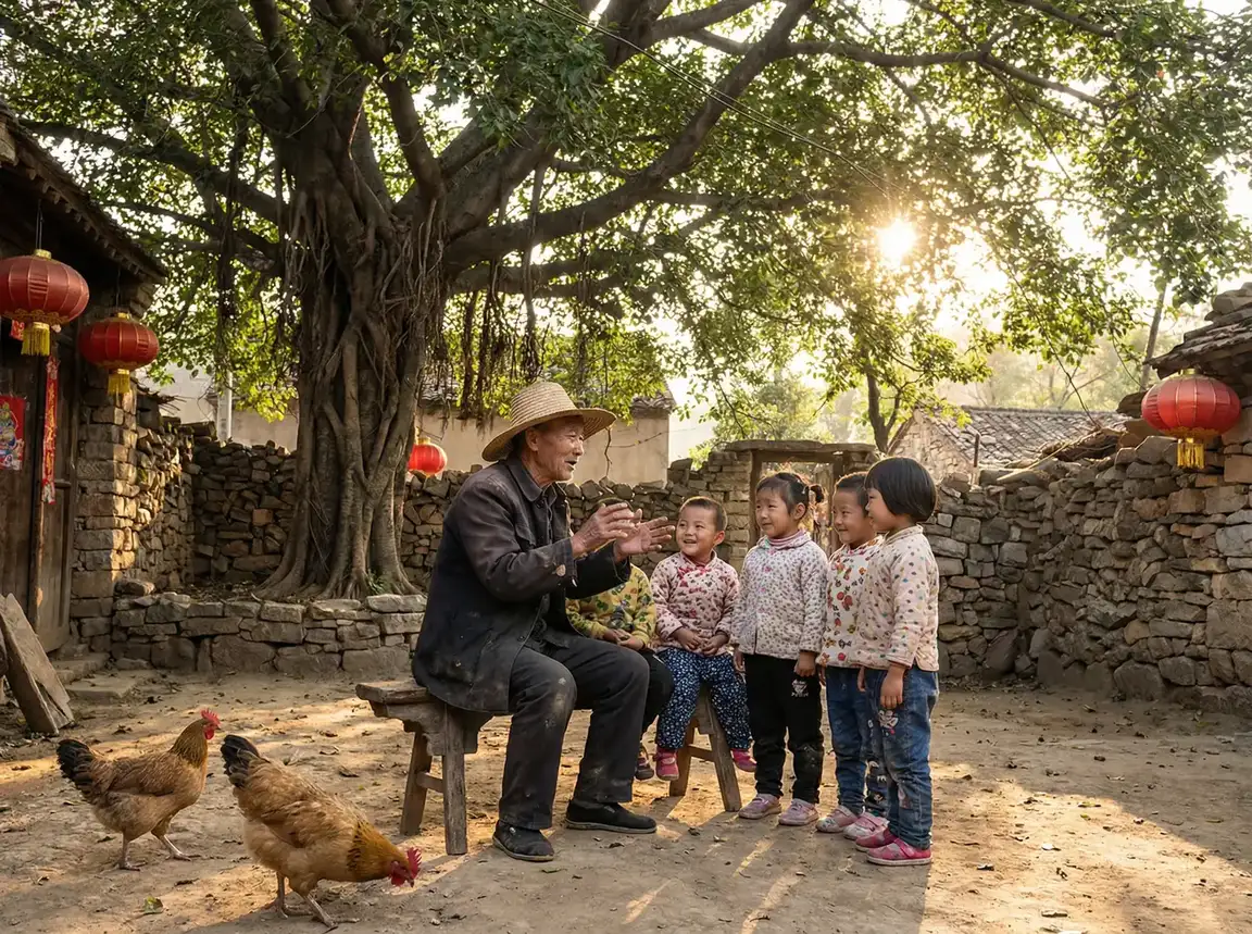 老人在大榕树下给孩子们讲故事 - 飓风营救2迅雷下载 乡村记忆